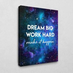 Dream big 120 x 80 cm