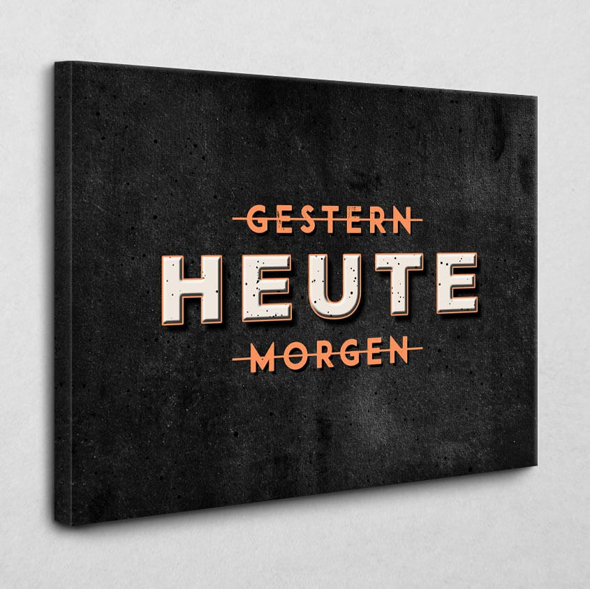 Heute 140 x 105 cm 4 cm