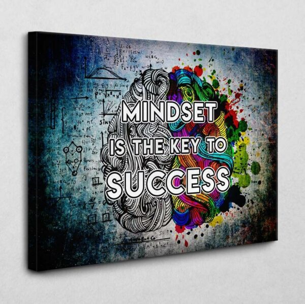 Mindset is Key 140 x 105 cm 4 cm