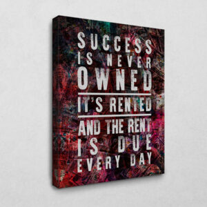 Pay your Rent 80 x 120 cm