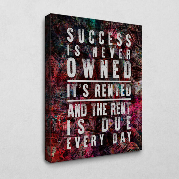 Pay your Rent 80 x 120 cm