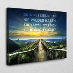 Sei glücklich 140 x 105 cm