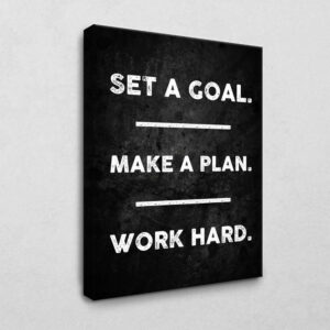 Plan to Success 105 x 140 cm