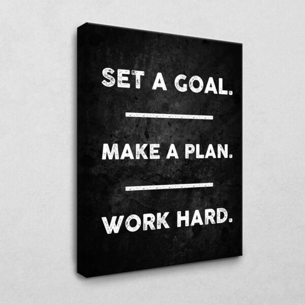 Plan to Success 105 x 140 cm