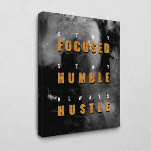 Stay Focused 80 x 120 cm