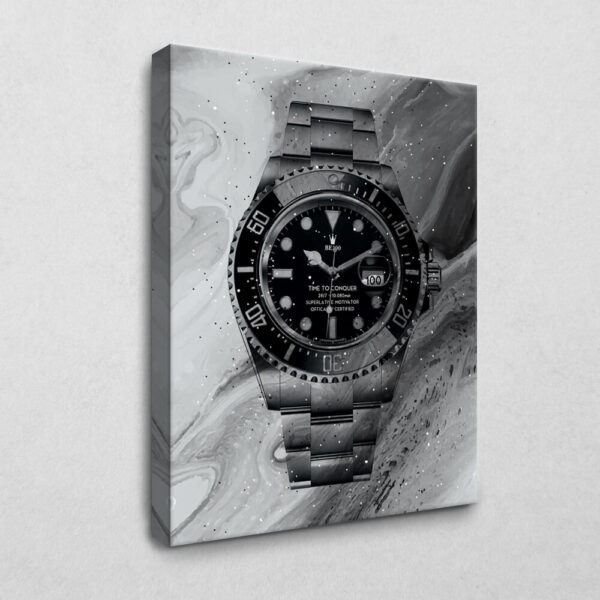 Time to Conquer (Black Edition) 80 x 120 cm