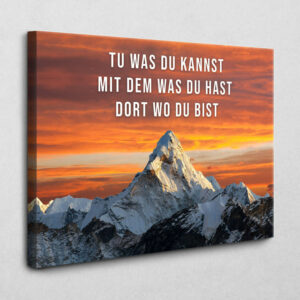Tu was du kannst 140 x 105 cm