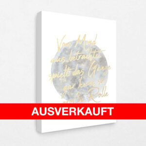 Vom Mond aus 120 x 80 cm
