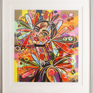 David Tollmann - FEELINGS - original PIGMENTGRAFIK gerahmt