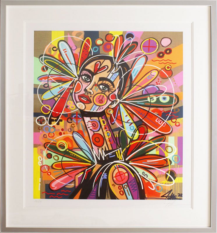David Tollmann - FEELINGS - original PIGMENTGRAFIK gerahmt