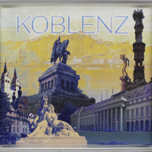 Koblenz Collage - Version in Gelb