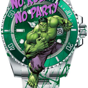 SKYYLOFT - Watch The Hulk - No Rolex No Party - Original Wandbild auf Acryl
