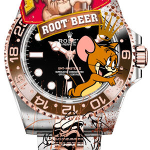 SKYYLOFT - Watch Jerry Root Beer Rolex - Original Wandbild auf Acryl