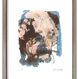 Armin Mueller-Stahl - Albert Einstein - Original Lithografie - limitiert und han...