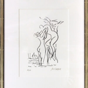 Armin Mueller-Stahl - BADENDE - Original Lithographie - limitiert und handsignie...
