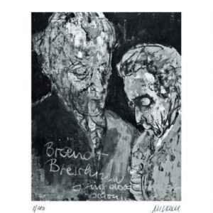 Armin Mueller-Stahl - Brandt / Breschnew - Es ging doch schon - Original Pigment...