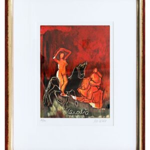 Armin Mueller-Stahl - Cavalia - Original Radierung - limitiert und handsigniert