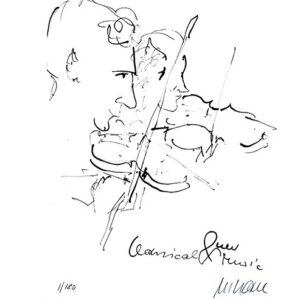 Armin Mueller-Stahl - Classical and new music Original Lithographie - limitiert ...