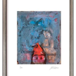 Armin Mueller-Stahl - Das rote Haus - Original Pigmentdruck - limitiert und hand...