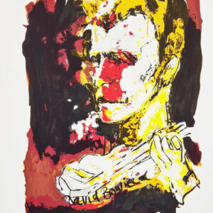 Armin Mueller-Stahl - David Bowie - Original Siebdruck - limitiert und handsigni...