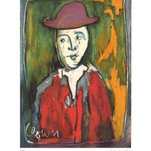 Armin Mueller-Stahl - Der Clown - Original Radierung - limitiert und handsignier...