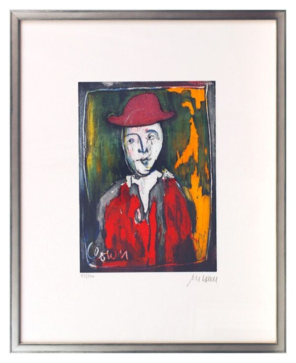 Armin Mueller-Stahl - Der Clown - Original Radierung - limitiert und handsignier...