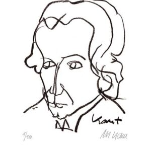 Armin Mueller-Stahl - Immanuel Kant - Original Lithografie - limitiert und hands...