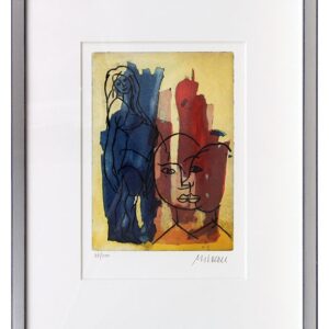 Armin Mueller-Stahl - In Erwartung - Original Farbradierung - limitiert und hand...