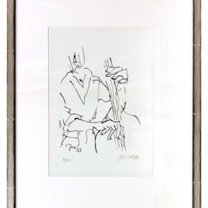 Armin Mueller-Stahl - Jazz - Bassist Original Lithographie - limitiert und hands...