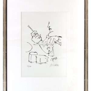 Armin Mueller-Stahl - Jazz - Schlagzeuger Original Lithographie - limitiert und ...