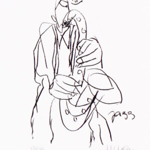 Armin Mueller-Stahl - JAZZ - Original Lithografie - limitiert und handsigniert