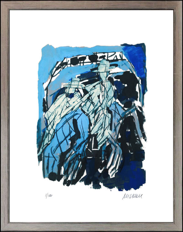 Armin Mueller-Stahl - JAZZER - Original Pigmentgrafik - limitiert und handsignie...