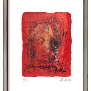 Armin Mueller-Stahl - Johann Wolfgang von Goethe - Original Lithografie - limiti...