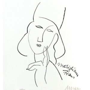 Armin Mueller-Stahl - Modigliani Frau Original Lithographie - limitiert und hand...
