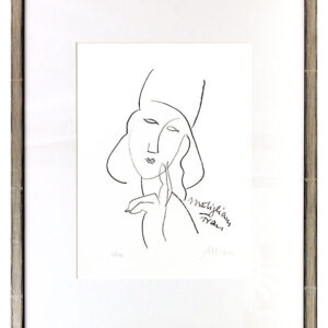 Armin Mueller-Stahl - Modigliani Frau Original Lithographie - limitiert und hand...