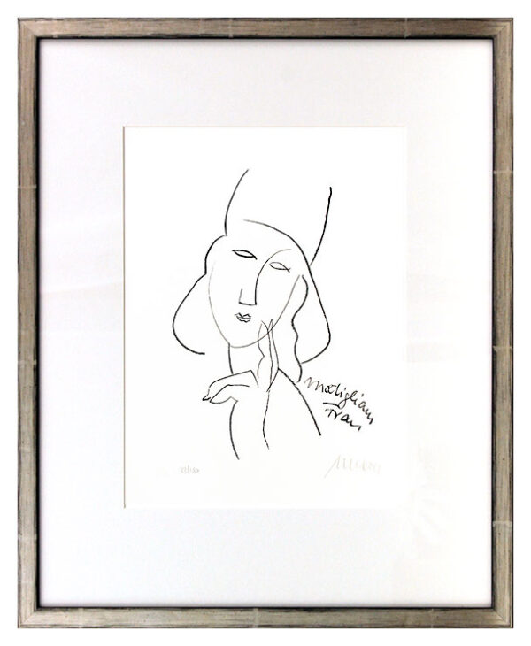 Armin Mueller-Stahl - Modigliani Frau Original Lithographie - limitiert und hand...
