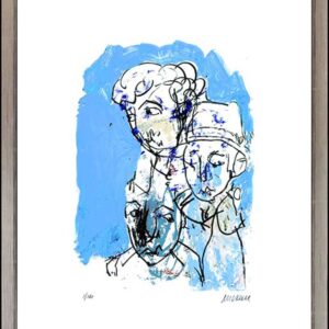 Armin Mueller-Stahl - PASSANTEN - Original Pigmentgrafik - limitiert und handsig...