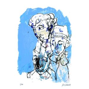 Armin Mueller-Stahl - PASSANTEN - Original Pigmentgrafik - limitiert und handsig...