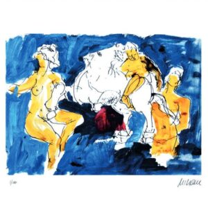 Armin Mueller-Stahl - PEGASUS MIT NYMPHEN - Original Pigmentdruck - limitiert un...