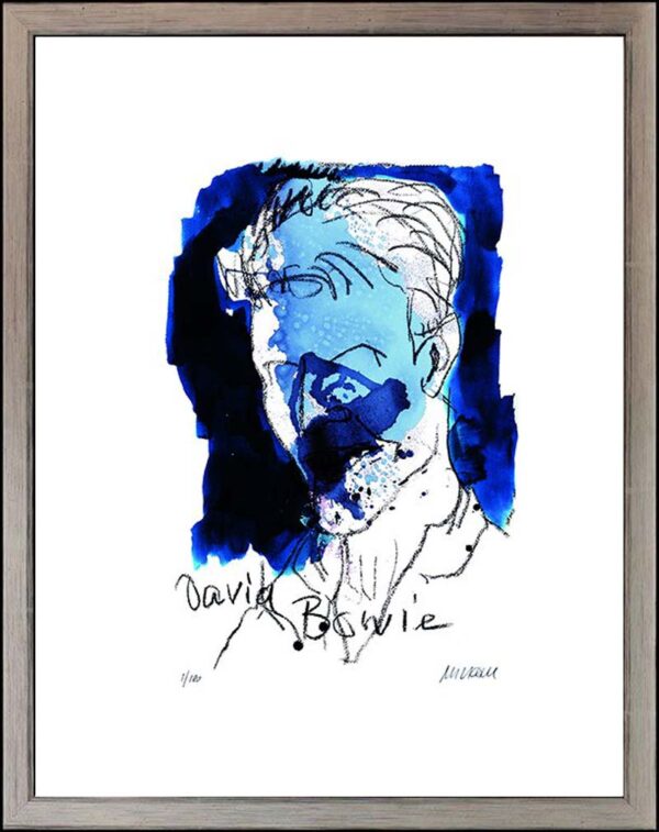 Armin Mueller-Stahl - REBELL DAVID BOWIE - Original Pigmentgrafik - limitiert un...