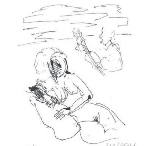 Armin Mueller-Stahl - Strandsonate Original Lithographie - limitiert und handsig...