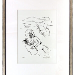 Armin Mueller-Stahl - Strandsonate Original Lithographie - limitiert und handsig...