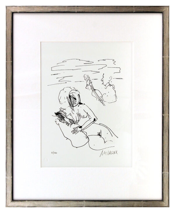 Armin Mueller-Stahl - Strandsonate Original Lithographie - limitiert und handsig...