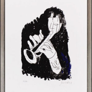 Armin Mueller-Stahl - TRUMPET - Original Lithografie - limitiert und handsignier...