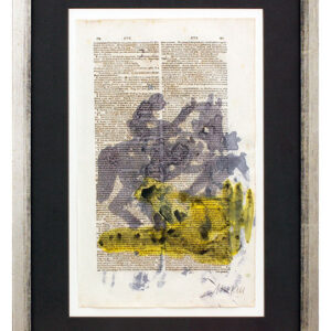 Armin Mueller-Stahl - WORT UND BILD - CAVALIA - original gemalt - HANDSIGNIERT