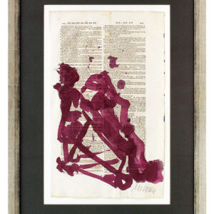 Armin Mueller-Stahl - WORT UND BILD - IN DER MANEGE - original gemalt - HANDSIGN...