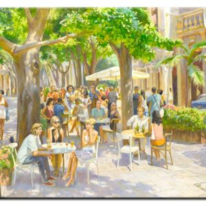Diego Santos - Café de Jardin-20 x 30 cm