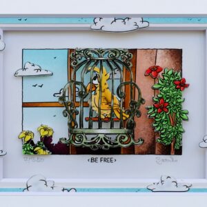 Branko - BE FREE - Original 3D Bild handsigniert