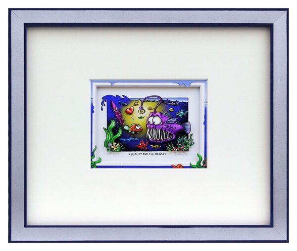 Branko - BEAUTY AND THE BEAST - Original 3D Bild handsigniert