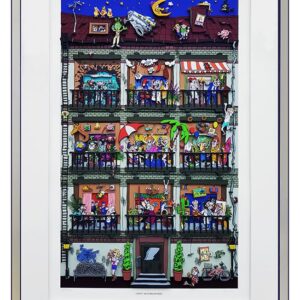 Branko - CRAZY NEIGHBORHOOD - Original 3D Bild handsigniert